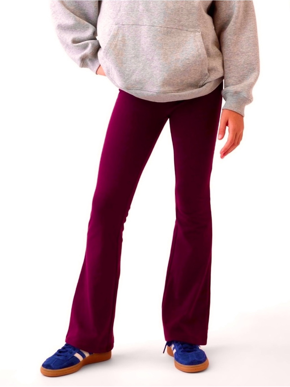 ❤️ NWT! GAP Girls' Burgundy Flared Leggings